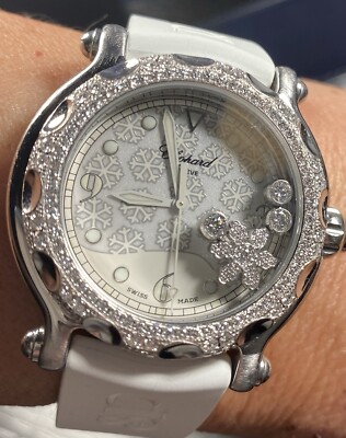 Chopard Limited Edition diamond, happy sport /snow/1 Year Maintenance guaranty .
