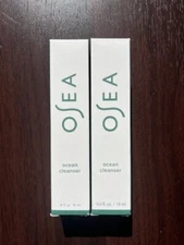 2 x Osea Ocean Facial Cleanser 0.6 oz / 18mL each Travel Size = 1.2 Malibu NIB