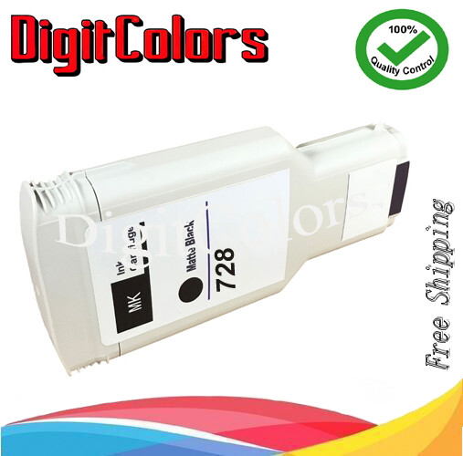Matte Black 728 compatible F9J68A 300ml ink cartridge for hp