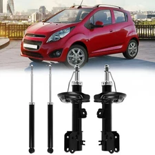 Fit Chevrolet Spark 2013-2015 Front Rear Struts Gas Shocks Assemblies Kits