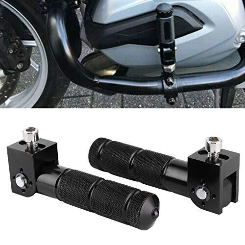 Qiilu M8 Repose-pieds Pliables pour Moto, 2 Pièces Pédales en Aluminium pour Mot - Photo 6/7