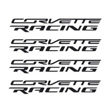 Corvette Racing Decal c5 c6 c7 c8 Sticker Vinyl Race Sports Car American Muscle