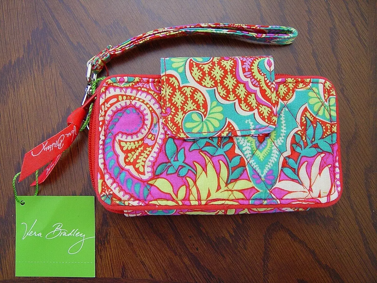 Vera bradley iphone wristlet sale