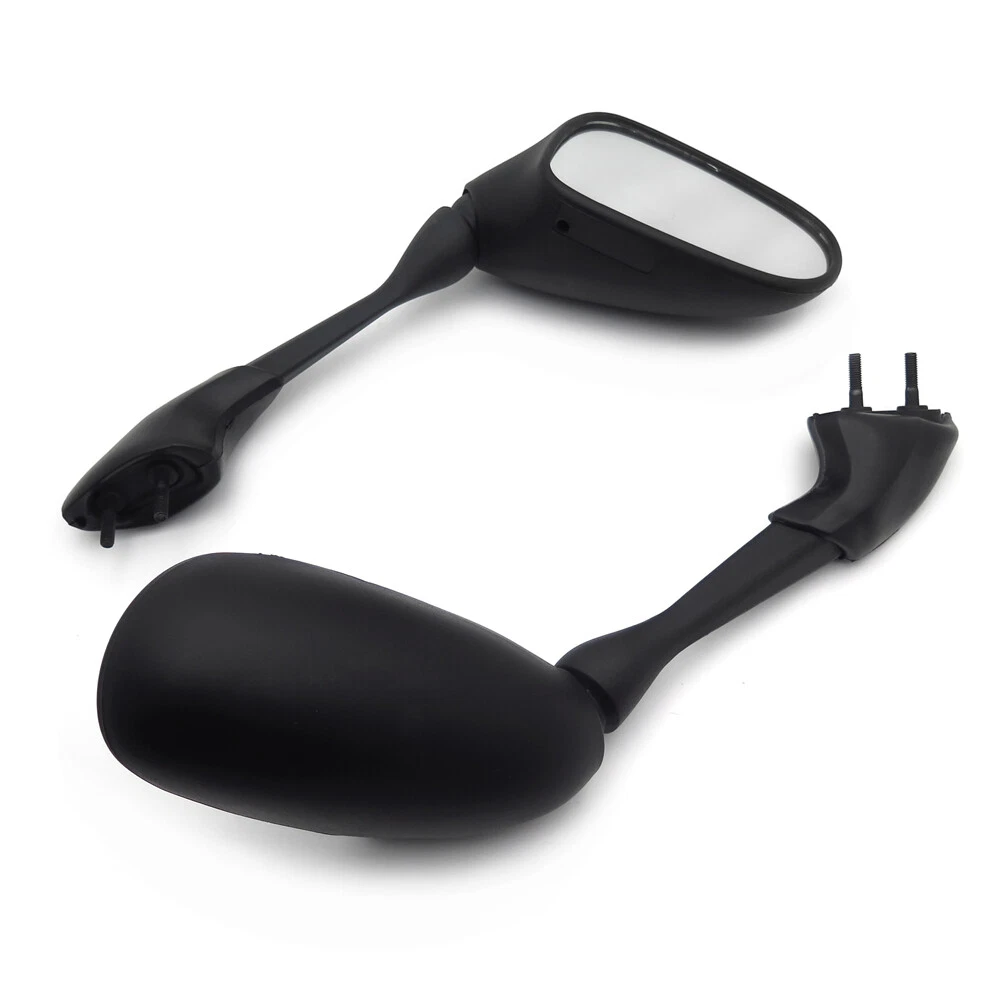 Racing Mirrors Fit For 2001 2002 2003 2004 2005 Yamaha Fz1 / Fzs1000 Black