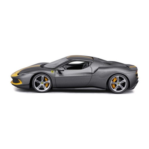 18-16017 Bburago Ferrari R&P Ferrari 296 GTB Assetto Fiorano, grigia 1:18 - Foto 9 di 14