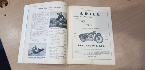 AUSTRALIAN MOTOR SPORTS MAGAZINE OCT. 15TH 1948 JOWETT JAVELIN 350cc DOUGLAS - Picture 11 of 19