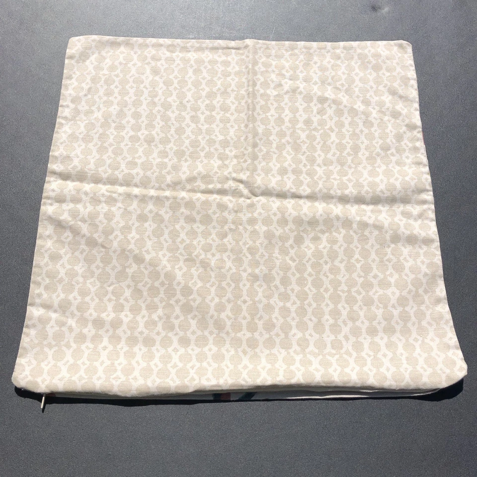 Funda de Almohada Ikea Majbritt Bronceada 20" x 20" Pájaros Voladores Flamenco Mezcla de Algodón Foto 3 de 4