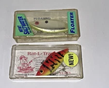 BILL LEWIS MINI-TRAP & FLOATING RAT-LTRAP    RATTLING LURES