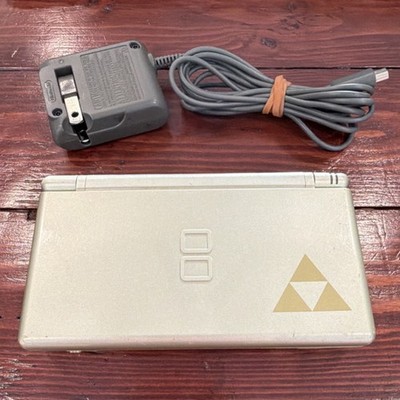Nintendo DS Lite Gold Zelda Edition Handheld Console w/ Triforce Logo