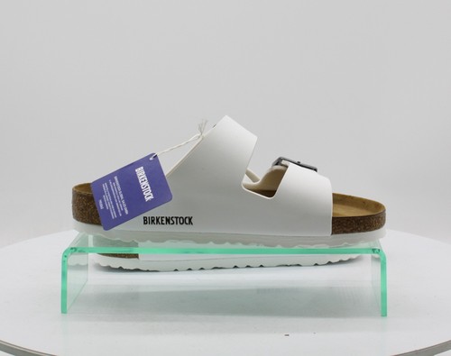 BIRKENSTOCK ARIZONA BIRKO-FLOR UNISEX SANDALS UK 5 EU 38 REG FIT WHITE RRP £85 - Picture 5 of 9