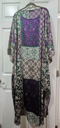 NWT Natori Tapestry Caftan Kaftan Dress XL Retail $195 - Picture 3 of 9