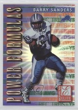 1999 Donruss Elite Power Formulas 414/3500 Barry Sanders #5 HOF 10xz