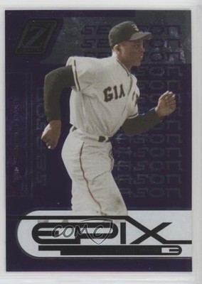 2005 Donruss Zenith Epix Purple Season 122/150 Willie Mays #E-25 HOF 0m0