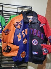 Kith New York Knicks Madison Square Garden Full Zip Jacket Blue/Black/Orange/Red