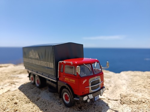 Camion D'Epoca Vintage Truck Fiat 683 Saima Trasporti Die Cast Model 1/43 - Foto 6 di 15