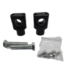 7/8" Motorcycle Handlebar Risers Mounting Clamp Adapter Racing ATV Dirt Pit Bike