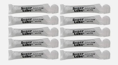 10 x Super Lube 82340 Multi Purpose Synthetic Grease USDA Dielectric PTFE 1 ml