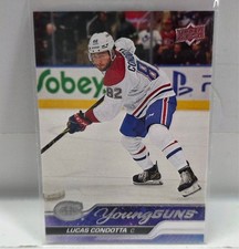 2023-24 Upper Deck Lucas Condotta Rookie Young Guns Montreal Canadiens RC #484