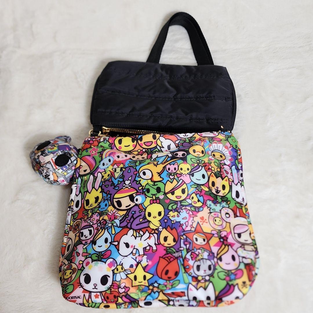 tokidoki for LESPOROTSAC バッグ NWOT TOKIDOKI PROSPORTS CONVERTIBLE CROSSBODY SHOULDER BAG