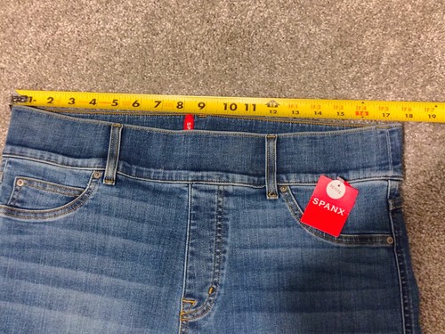 Spanx Seamed Front Wide Leg Jeans in Vintage Indigo Blue Size 1X P NWT! $168 - Picture 16 of 19
