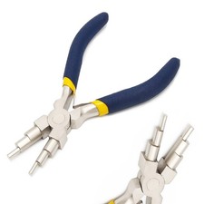 6 Step Jewelry Bail Making Pliers, AngleKai 3-10mm Wire Looping Forming Plier...