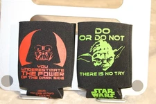Star Wars  Yoda & Vader Drink Koozie ICup Used