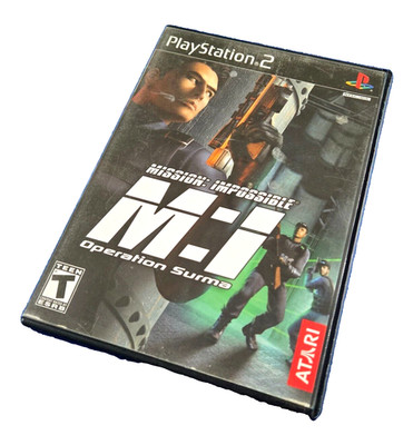 MISSION IMPOSSIBLE: OPERATION SURMA PLAYSTATION 2 PARAMOUNT PICTURES WITH MANUAL