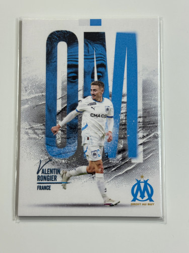 2024-25 Futera FX Marseille OM L.Blue #02 Valentin Rongier 02/02 - Foto 1 di 2