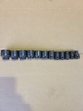 Sk Tools 12 Pc 12 Drive Shallow Impact Socket Set 1-14-38 Missing 34 12