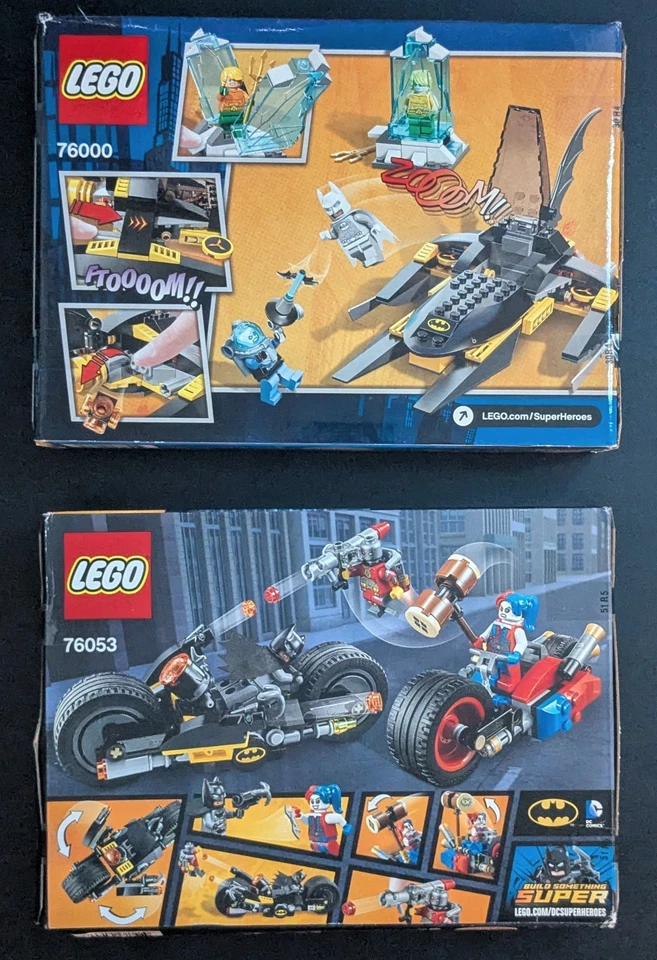 2 CONJUNTOS LEGO DC COMICS 76000 ARCTIC BATMAN Mr Freeze y 76053 GoTHAM CITY CHASE 🆕 Foto 2 de 4