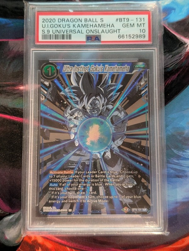 Dragon Ball Super DBS Ultra Instinct Son Goku's Kamehameha BT9-131 IAR PSA 10