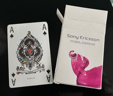 Vintage Sony Ericcson Make Believe Playing Card Set Sealed Complete Rare Mobile