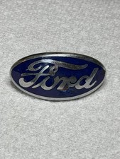 Vintage 1934 Ford Oval Enamel Radiatorgrill Emblem Badge - Ford Original Part