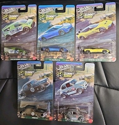 2026 Hot Wheels Silver Series SUMMIT SURGE Complete 5 Car Set