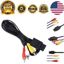 1.8M USB Male to 3 RCA Male Jack Splitter, TV Cable AV Video Audio Chinch for...