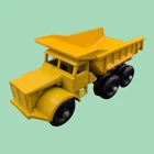 Matchbox Lesney #6 Euclid Dump Truck Yellow Black Wheels VINTAGE nice!