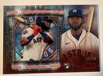 2020 Topps Stadium Club - Instavision Yordan Alvarez #IR-YA Red /50 (RC)