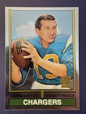 2000 Topps Chrome John Unitas Commemorative Refractor Reprint Colts #150 HOF