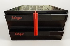 8x10" Soligor-Store  n Feed Darkroom Paper Safe -Spring Door - 2 Drawers w/Feet