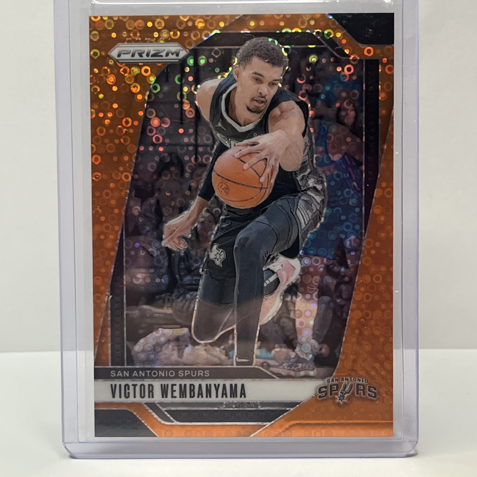 2024-25 Panini Prizm - Victor Wembanyama #172 Fast Break Orange Prizm /125