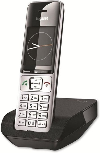 Telefon bezprzewodowy Gigaset COMFORT 500 czarno-sylabowy NOWY - Zdjęcie 3 z 6