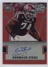 2016 Panini Prizm Collegiate Draft Picks Red Germain Ifedi #234 Auto 0a1