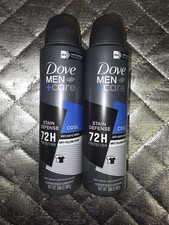 Dove Men Care Cool Dry Spray Antiperspirant Deodorant 3.8 oz Exp 2/27 Lot Of 2