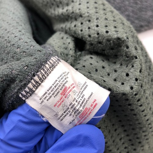 Patagonia Deep Pile Retro Medium Gray Mens Full Zip Mock Neck Jacket PLS READ - Picture 10 of 11