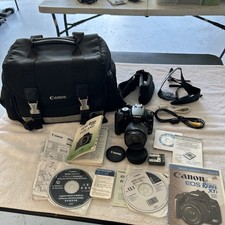 Canon EOS Digital Rebel XTi Camera With 18-55mm Lens Manuel Canon Bag  Battery