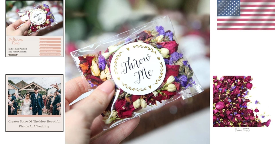 Rainbows of Color: 50 Eco-Friendly Flower Petals for Stunning Wedding Send-Offs - Image 2 of 4