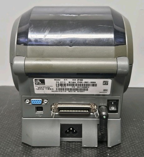 Zebra ZP450 Direct Thermal Label Printer *Parts/Repair READ* - 第 3/10 張圖片