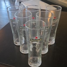 Heineken Star Biergl&auml;ser 30 cl 6er-Set im Karton, Thema Bier & Brauerei + TShirt
