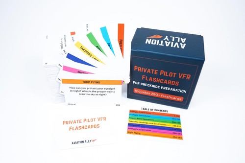 Private Pilot VFR Flashcards for Checkride Oral Exam Preparation - 260 Cards ... - Picture 3 of 9