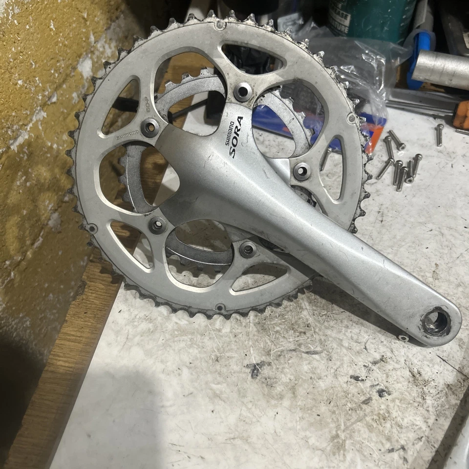 Shimano Sora FC-3450 8/9 Speed 34-50t Chainset - 170mm - Silver - Image 4 of 4